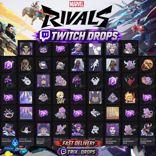 Marvel rivals twitch drops - marvel,