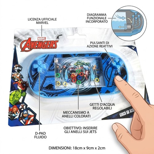 Gioco acqua marvel - ad,