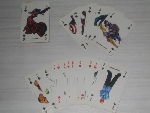 Carte gioco marvel - carte,